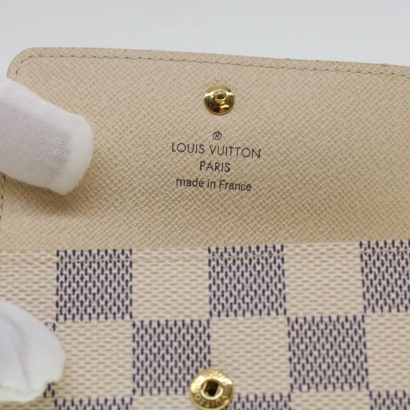 LOUIS VUITTON Damier Azur Multicles 4 Key Case N60020 LV Auth 41614 - Picture 7 of 16